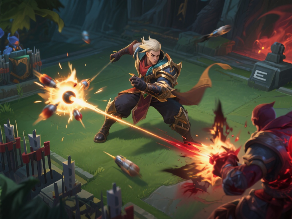 在对线期，合理利用Q和E技能消耗敌方血量，同时在安