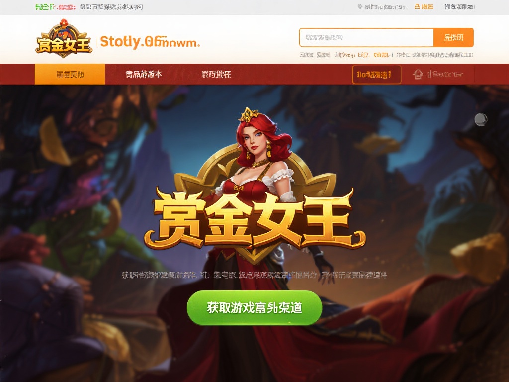 官方网站：这是获取游戏的最佳渠道，进入《赏金女王》